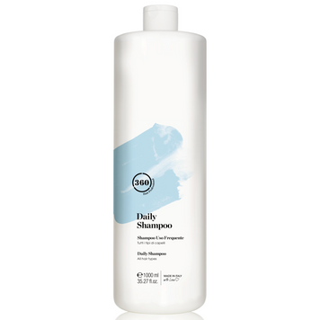 360 Daily Shampoo Шампунь для щоденного догляду за волоссям 100 мл з екстрактами Алтеї та Мальви без силіконів, парабенів, глютену РОЗЛИВ 65093 фото