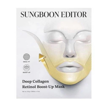 SUNGBOON EDITOR Колагенова маска для відновлення шкіри з ретинолом Deep Collagen Retinol Boost-Up Mask, 25 г 73055 фото