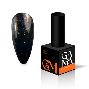 GA&MA Top Shimmer 5 10 ml / Топ з шимером 5 10мл 70725 фото