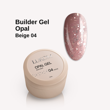 LUKUM Opal Builder Gel Beige 04, 15 ml 109552 фото