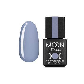 Moon - Гель-лак "Color" [149 - сіро-блакитний з бузковим відтінком емаль] (8 мл) 51427 фото