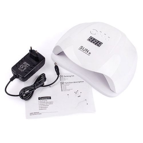 BUCOS SUN X LED+UV 54W White Лампа для манікюру білий (крафт) 26801 фото