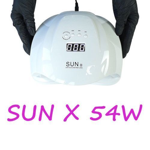 BUCOS SUN X LED+UV 54W White Лампа для манікюру білий (крафт) 26801 фото