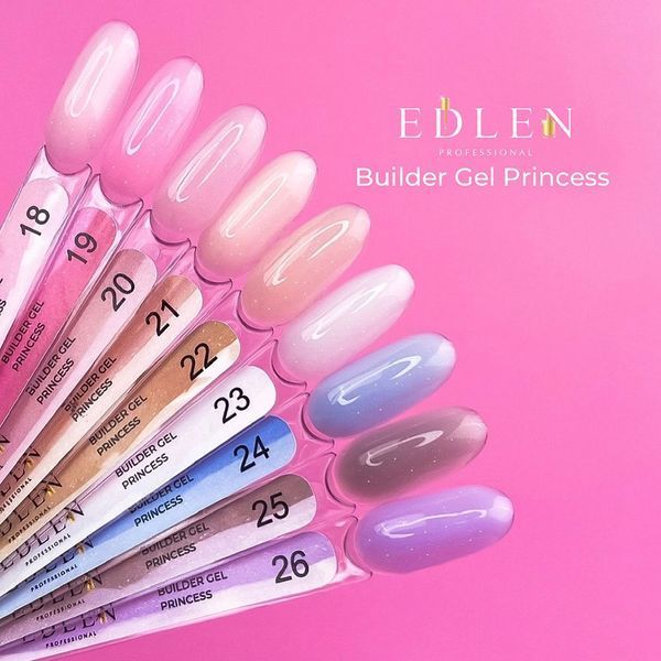 EDLEN Builder gel Princess №25 15 ml 59752 фото