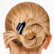 SISTER'S AROMA Металева заколка для волосся Navy blue 113422 фото 3