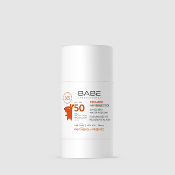 BABE PEDIATRIC Дитячий сонцезахисний невидимий стік з пантенолом і пребіотиком SPF 50, 30 г 111636 фото