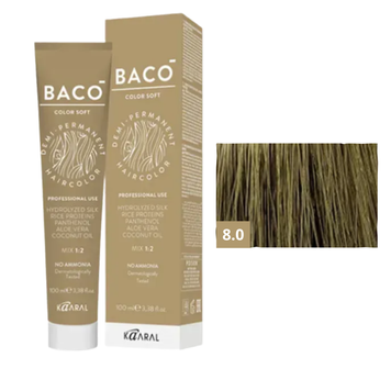 KAARAL BACO SOFT COLOR безаміачна фарба №8 100 мл 62003 фото