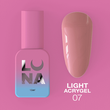 LUNAmoon Рідкий гель Light Acrygel №7 13 ml 16668 фото