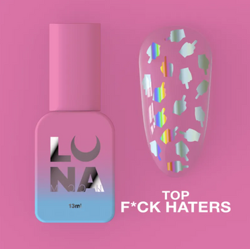 LUNAmoon Топ для гель-лаку Top F*ck Haters 13ml 69495 фото
