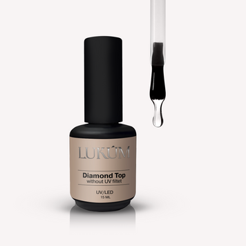 LUKUM Diamond Top, топ без UV фільтру , 15 ml 65572 фото