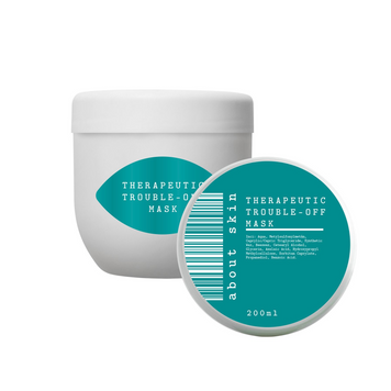 About Skin Therapeutic Trouble-Off Mask Протизапальна маска з сіркою та азелаїновою кислотою (розпив) 100ml 59777 фото