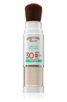 HAWAIIAN TROPIC Сонцезахисна водонепроникна пудра SPF 30 Mineral Protection Powder Brush, 4.25 г 113032 фото