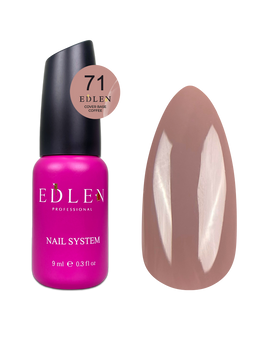 Edlen Cover base Coffee 9ml. №71 52245 фото