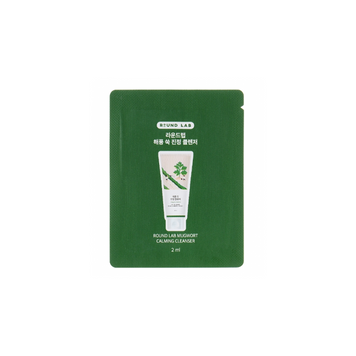 ROUND LAB Заспокійлива очищуюча пінка з морським полином Mugwort Calming Cleanser, 2 мл ТЕСТЕР 65449 фото