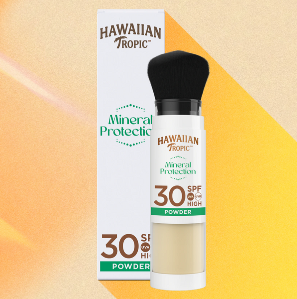 HAWAIIAN TROPIC Сонцезахисна водонепроникна пудра SPF 30 Mineral Protection Powder Brush, 4.25 г 113032 фото