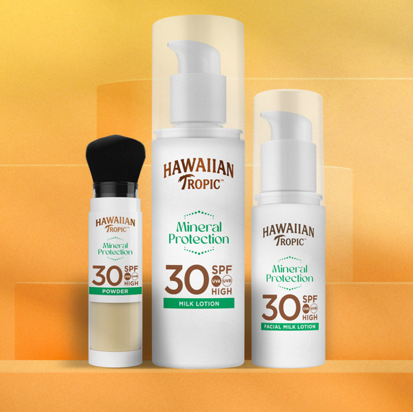 HAWAIIAN TROPIC Сонцезахисна водонепроникна пудра SPF 30 Mineral Protection Powder Brush, 4.25 г 113032 фото