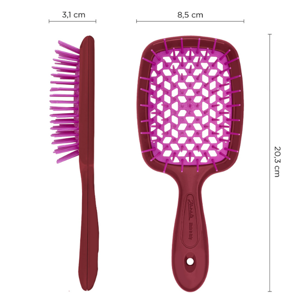 JANEKE Superbrush Щітка для волосся, вишнева 115295 фото