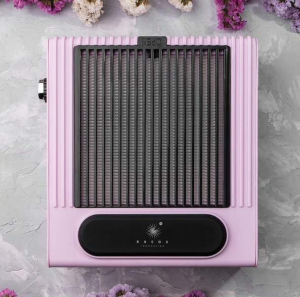 BUCOS CYCLONE V1 Витяжка для манікюру з НЕРА фільтром на 100W Рожева 26777 фото