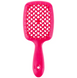 JANEKE Superbrush Small Щітка для волосся, рожева з чорним