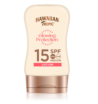 HAWAIIAN TROPIC Крем для засмаги SPF 15 Glowing Protection Mini, 100 мл 113029 фото