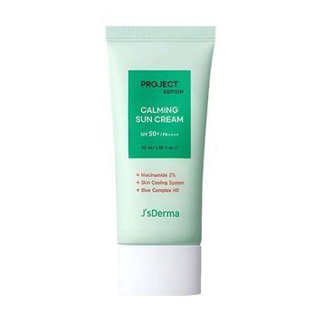 АКЦІЯ J&rsquo;SDERMA Сонцезахисний заспокійливий крем для обличчя Project Edition Calming Sun Cream SPF 50+ PA++++, 50 мл 105102 фото