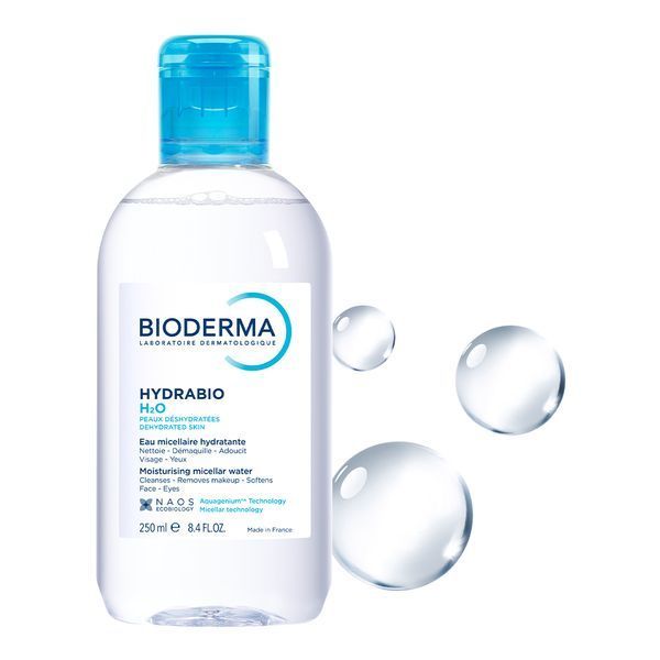 BIODERMA Hydrabio H2O Міцелярна очищуюча вода для дегідратованої шкіри, 250 мл 110680 фото