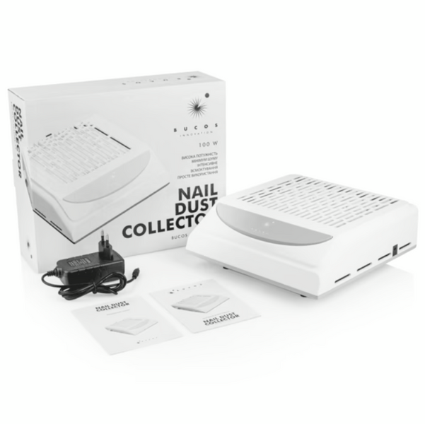 BUCOS CYCLONE V2 Витяжка для манікюру Bucos Cyclone V2 з НЕРА-фільтром 100 Вт біла + USB 48178 фото