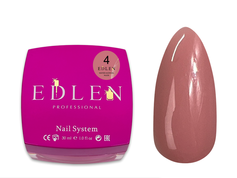 Edlen Water Acrygel Nude Edlen 30 ml. №04 52676 фото Edlen Water Acrygel Nude Edlen 30 ml. №04 52676 фото