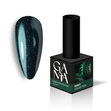 GA&MA Night collection 184 Green Dragon dragon / Найт колекція 184 Грін Дрегон 10 мл 48874 фото