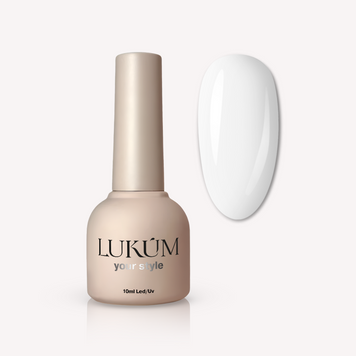 LUKUM Гель-лак 030, 10 ml (Білий classic) 65844 фото