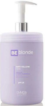 EMMEBI Антижовта маска Be Blonde Silver Shine Anti Yellow Mask pH 3.5 1000 ml 71613 фото