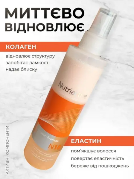 Erayba N18 Collastin 2-Phase Conditioner Двофазний спрей-кондиціонер із колагеном та еластином 200 мл 9222 фото