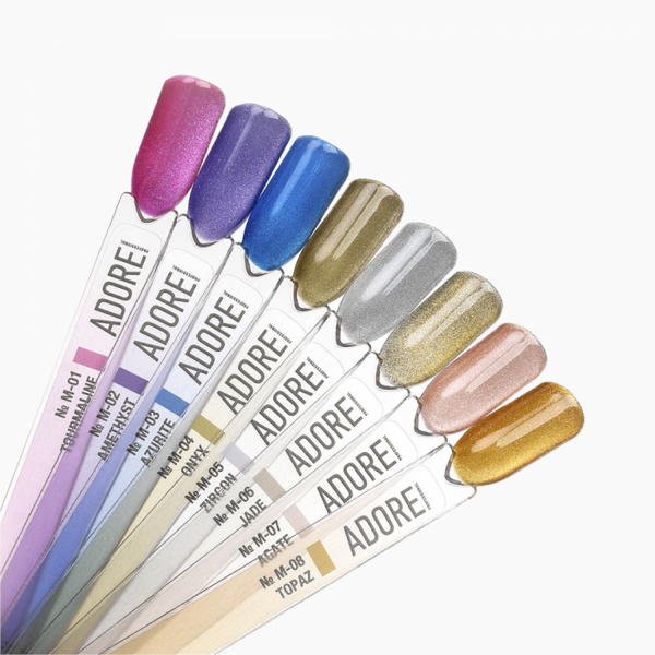 ADORE гель-лак вітражний "кошаче око" Gel Polish cats eye 8ml M-05 37269 фото