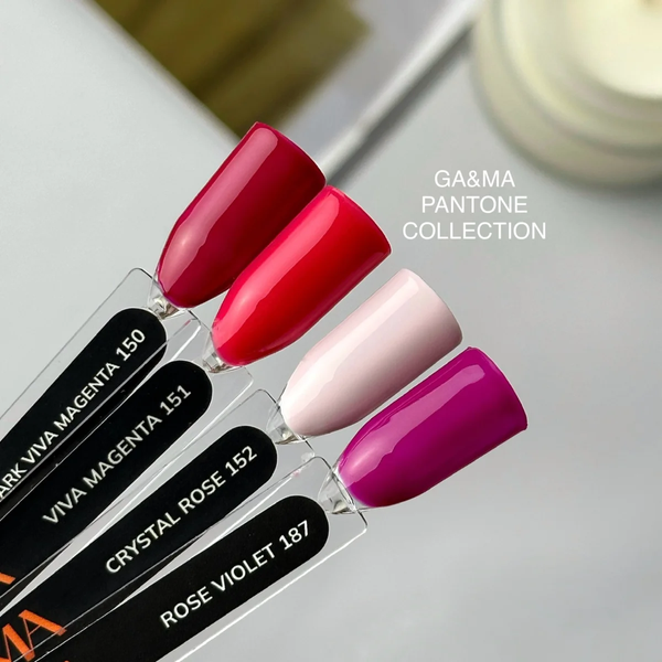 GA&MA Pantone collection 150 dark Viva Magenta / Пантон колекція 150 дарк Віва Магента 10 мл 48876 фото