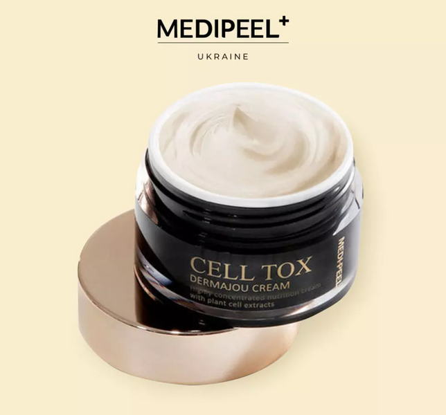 MEDIPEEL Омолоджуючий крем для обличчя зі стовбуровими клітинами Cell Toxing Dermajours Cream, 50 мл 108134 фото