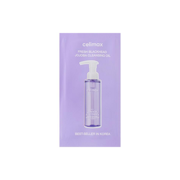 ТЕСТЕР Гідрофільна олія з жожоба Celimax (Derma Nature Fresh Blackhead Jojoba Cleansing Oil), 3 мл  2959110082445 фото