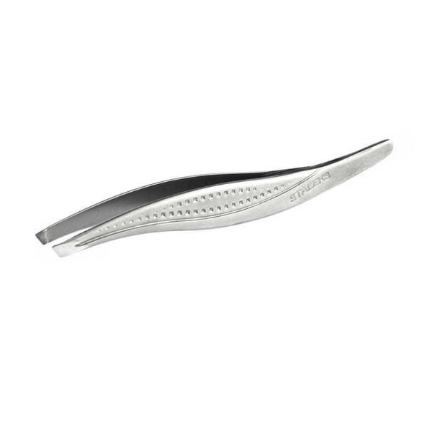 STALEKS Пінцет для брів CLASSIC 12 TYPE 3 (широкі скошені кромки) 46090 фото