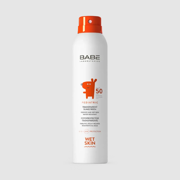 BABE SUN PROTECTION Сонцезахисний спрей прозорий водостійкий з матуючим ефектом SPF50+, 200 мл 112466 фото