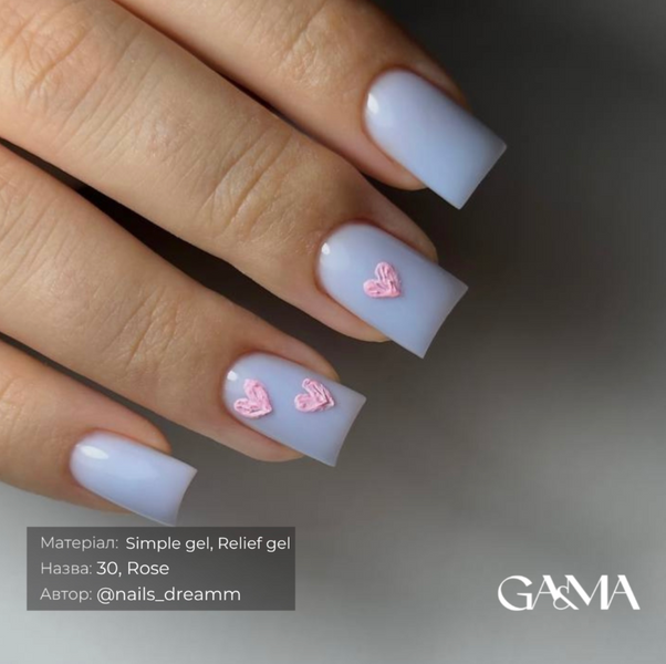 GA&MA Simple gel 030 Akvamarynovyy / Сімпл гель 030 Аквамариновий 30 мл 71703 фото