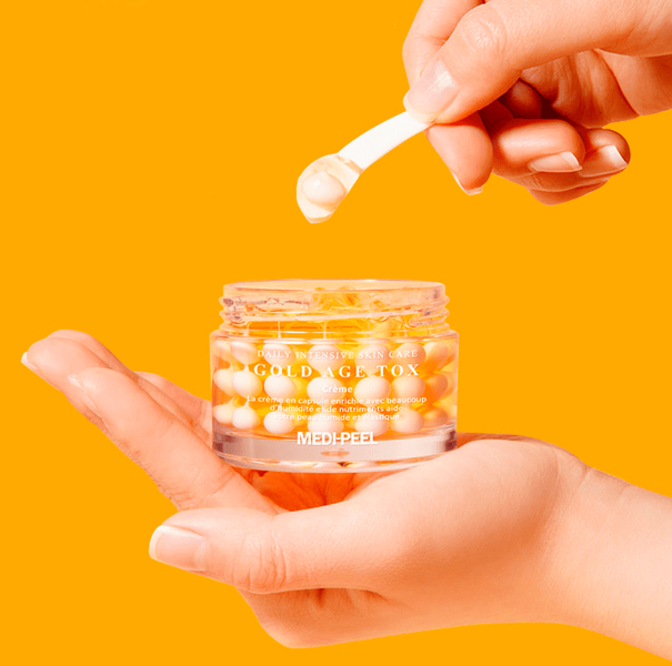 MEDIPEEL Антивіковий капсульний крем з екстрактом золотого шовкопряду Gold Age Tox Cream, 50 мл 9929 фото