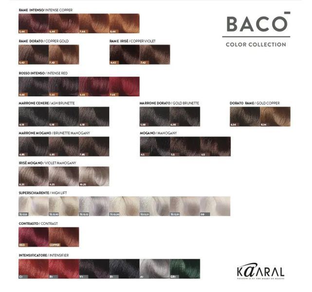 KAARAL BACO COLOR COLLECTION аміачна фарба №SK6.0 100 мл темний блондин 62032 фото