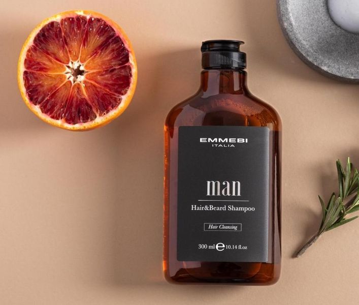 EMMEBI Шампунь для волосся і бороди MAN Hair&Beard Shampoo 300 ml 71564 фото