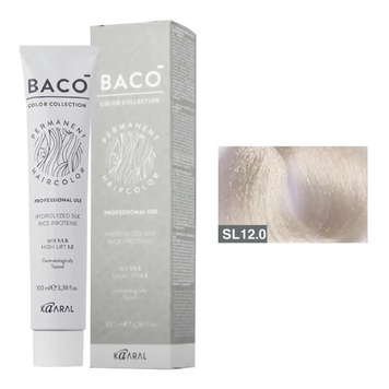 KAARAL BACO COLOR COLLECTION безаміачна фарба №SL12.0 100 мл блондин натуральний 62026 фото
