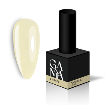 GA&MA Cover Base Colored 055 Light Butter | Камуфлююча кольорова база 055 Світле вершкове масло 15 мл 72120 фото