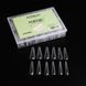 Komilfo Acry Gel Top Nail Forms, Modern - Верхні форми для нарощування, сучасний миндаль, 120 шт 14332 фото 4