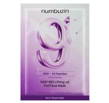 NUMBUZIN Ліфтинг-маска для контуру обличчя №9 NAD Bio Lifting Full Cover Facial Mask (+GWP), 20 мл 117791 фото