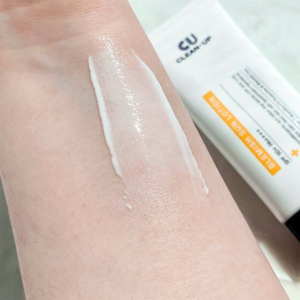 CU SKIN Clean-Up Мініатюра сонцезахисного лосьйону з ліпосомами на стабільних фільтрах Blemish Sun Lotion SPF 50+ PA++++, 15 мл 59754 фото