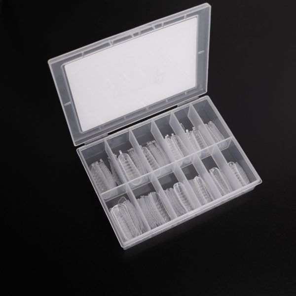 Komilfo Acry Gel Top Nail Forms, Multishape. Верхні форми для нарощування, універсальні, 120 шт 14333 фото