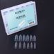 Komilfo Acry Gel Top Nail Forms, Multishape. Верхні форми для нарощування, універсальні, 120 шт 14333 фото 4
