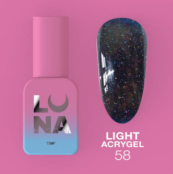 LUNAmoon Рідкий гель Light Acrygel №58 13 ml 66286 фото
